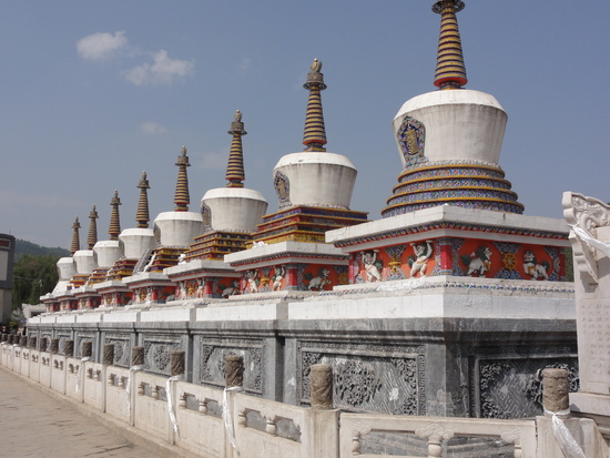 Ta'er Monastery Stupas
