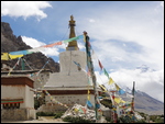 Mt Everest and Rombuk Monastery