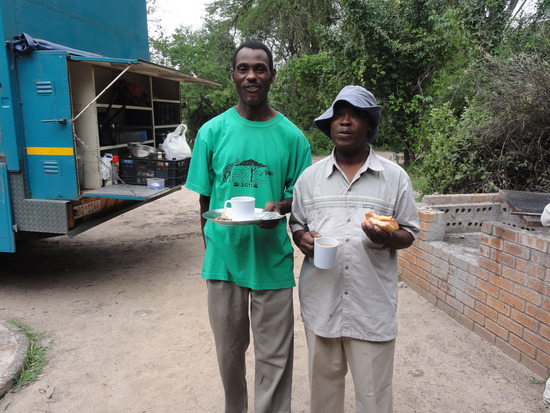 Our Driver TK, and Our Guide Shumba