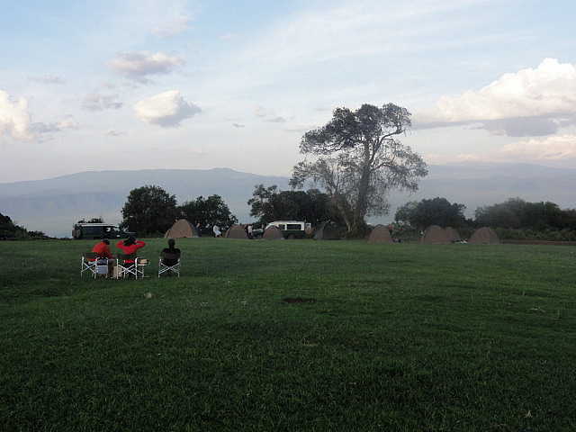 Camping at Ngorongoro Crater