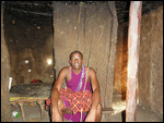 Inside the Masai Hut