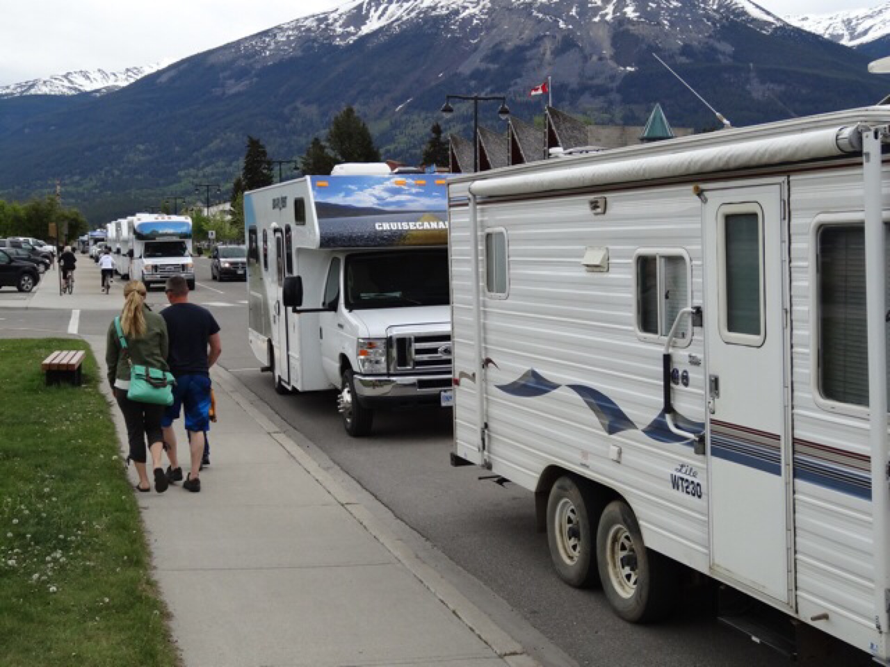 RV Row in Town