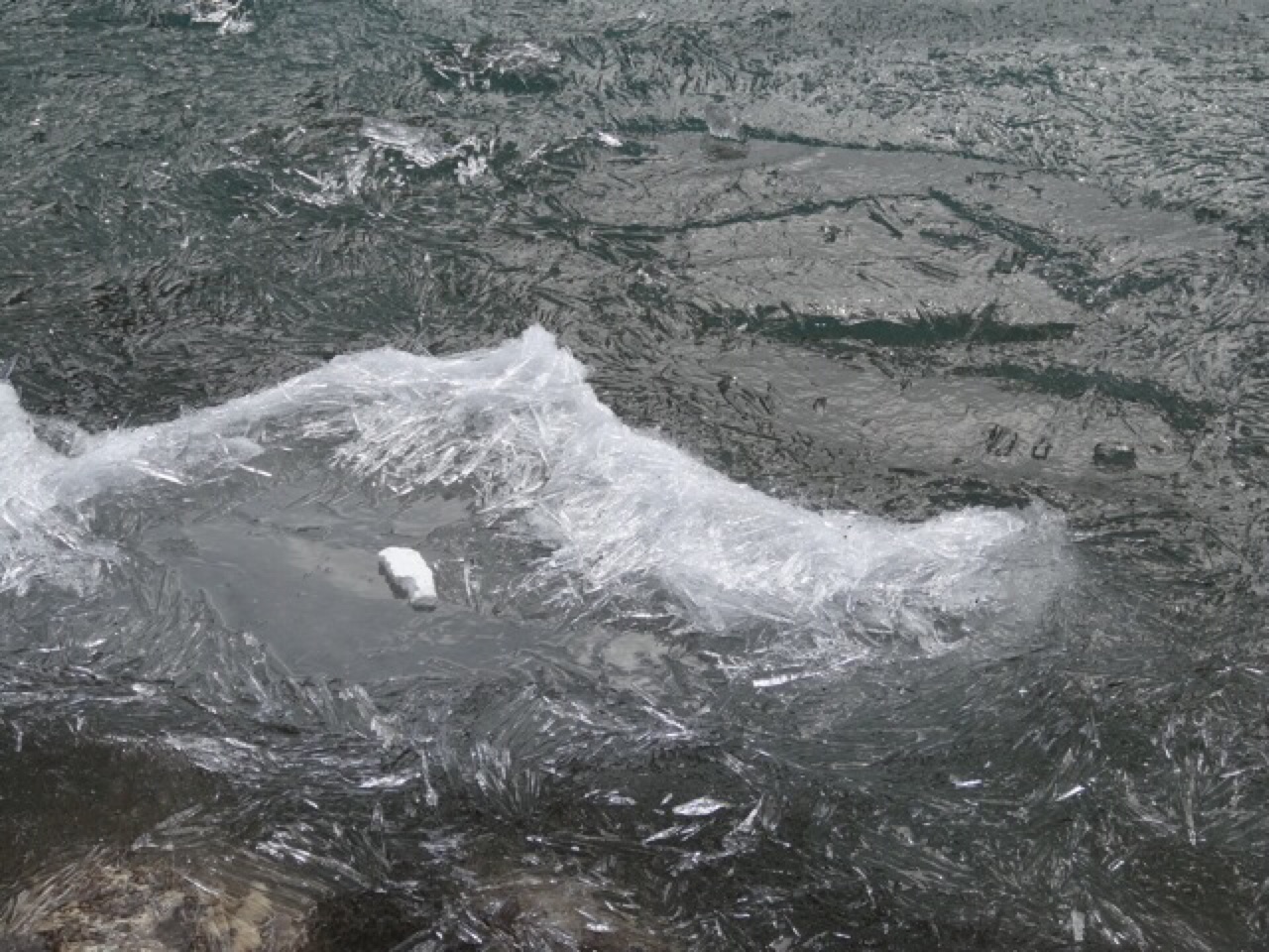 Ice Shards in The Lake