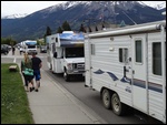 RV Row in Town