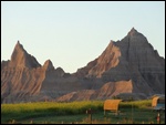 Sunset at Badlands
