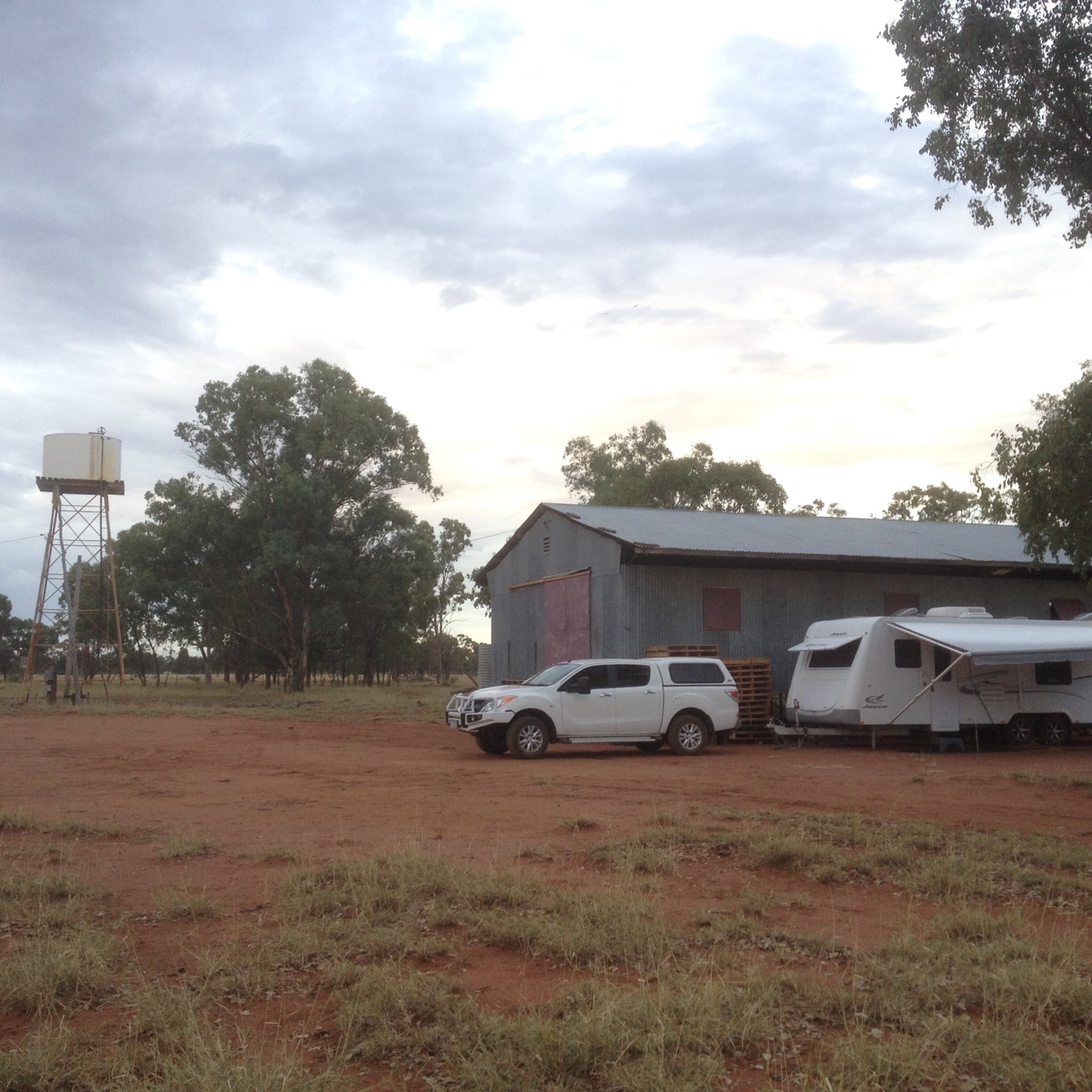 Camping at the Woolshed