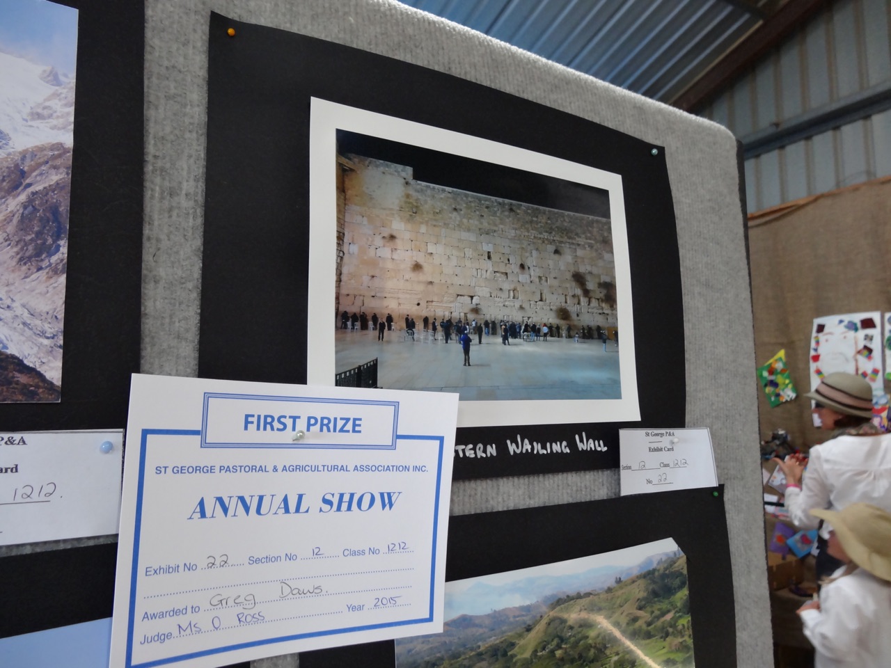 First Prize in the Travel section