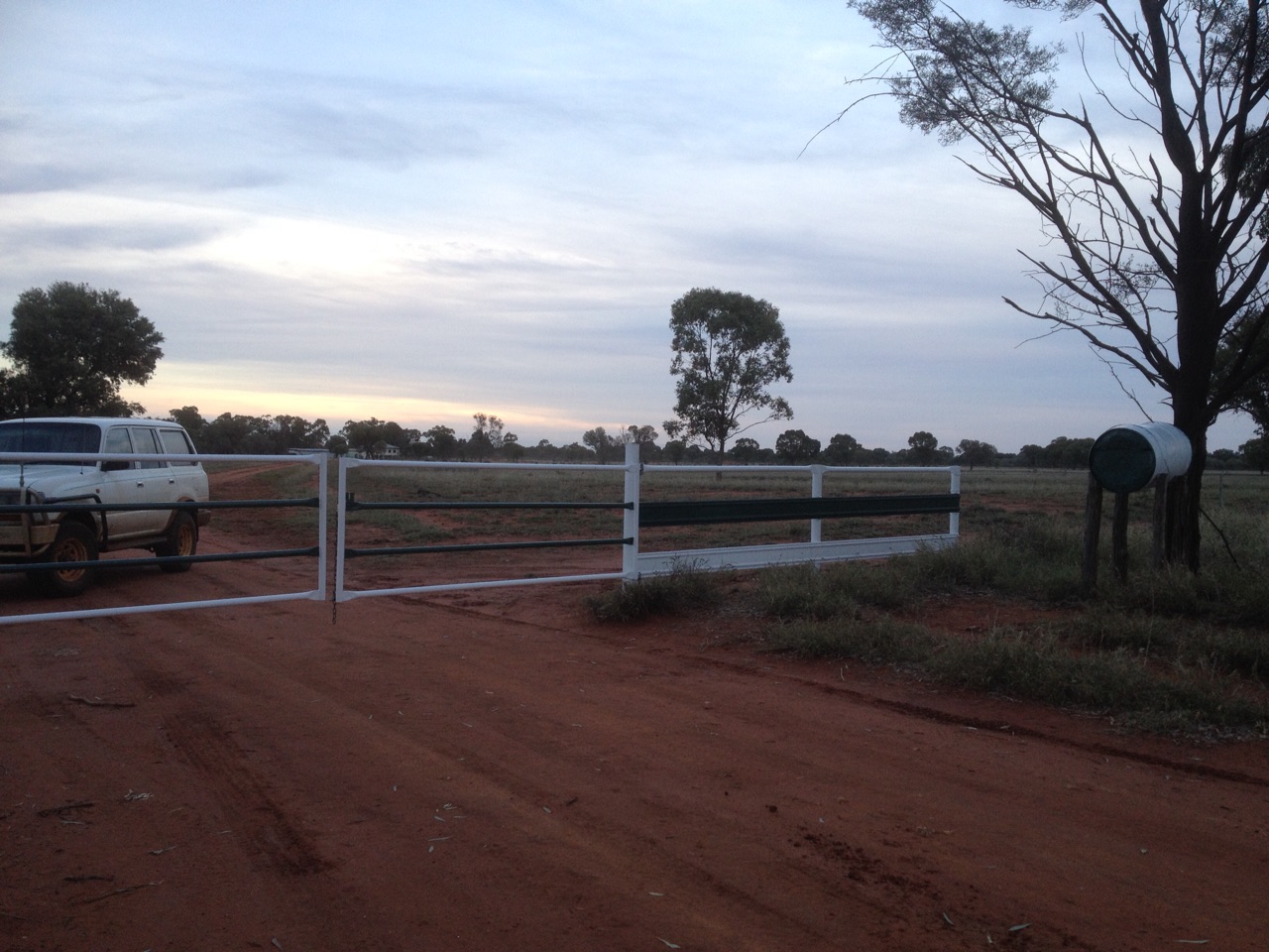 Finished Painting The Gates and Letterbox