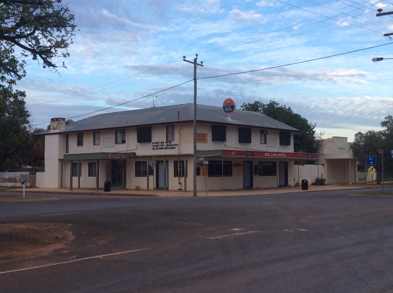 Bollon Pub where we stayed
