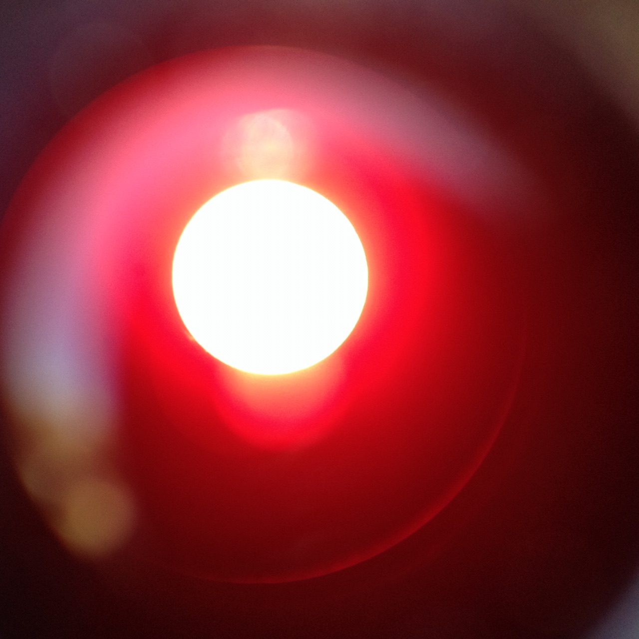 The Sun with flare at 8 o'clock
