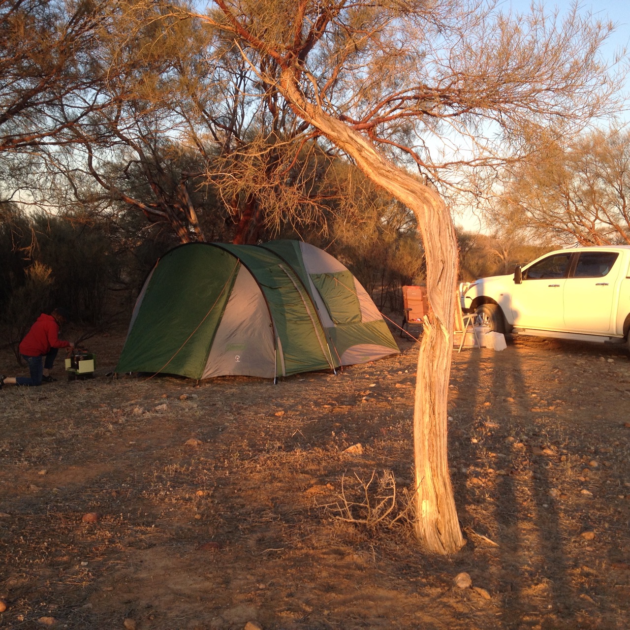 Our campsite