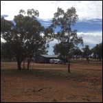 Our spot at the Woolshed