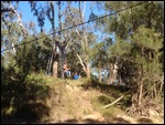 Testing the flying fox