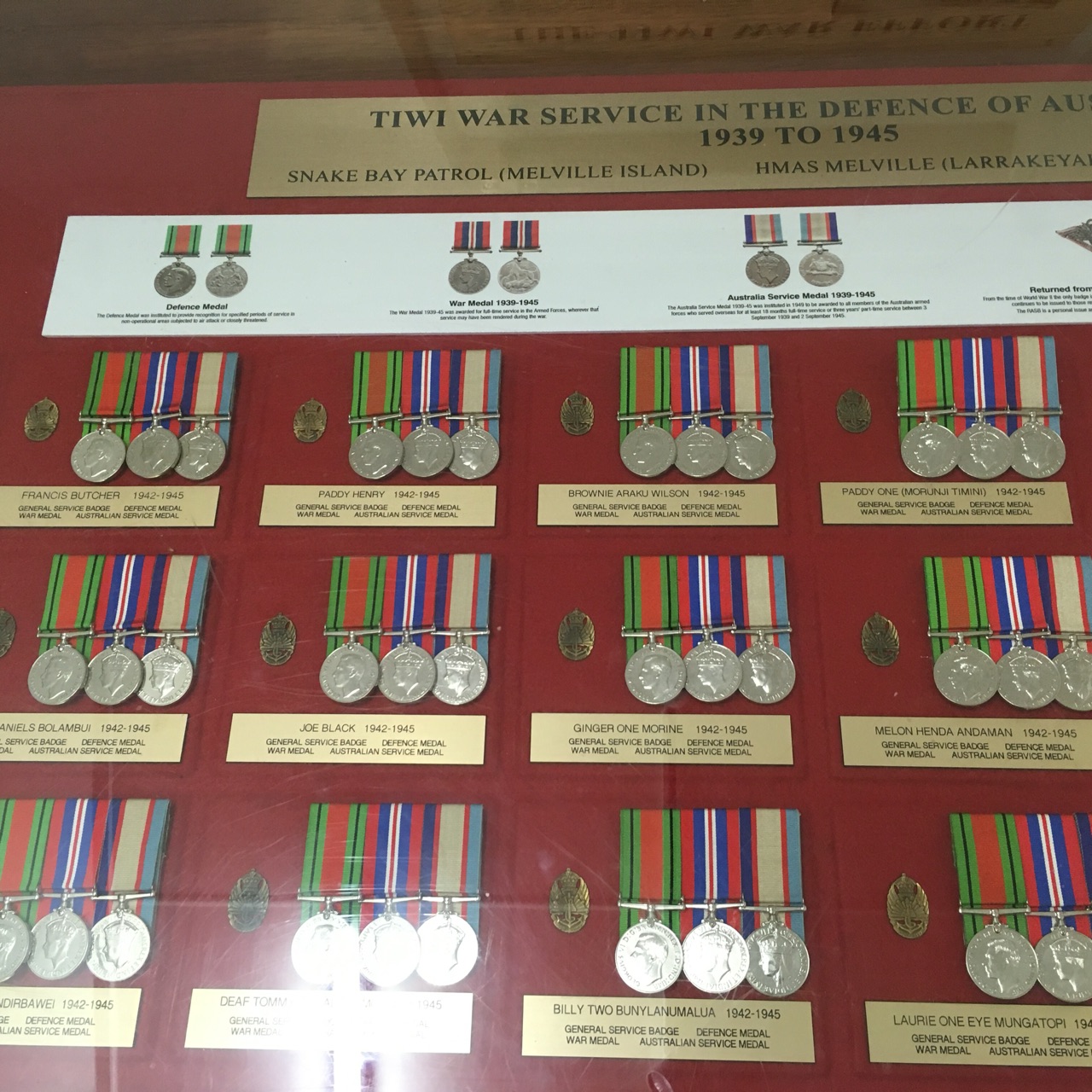Milikapiti Museum Medals