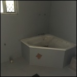 Bath is framed and room wet sealed