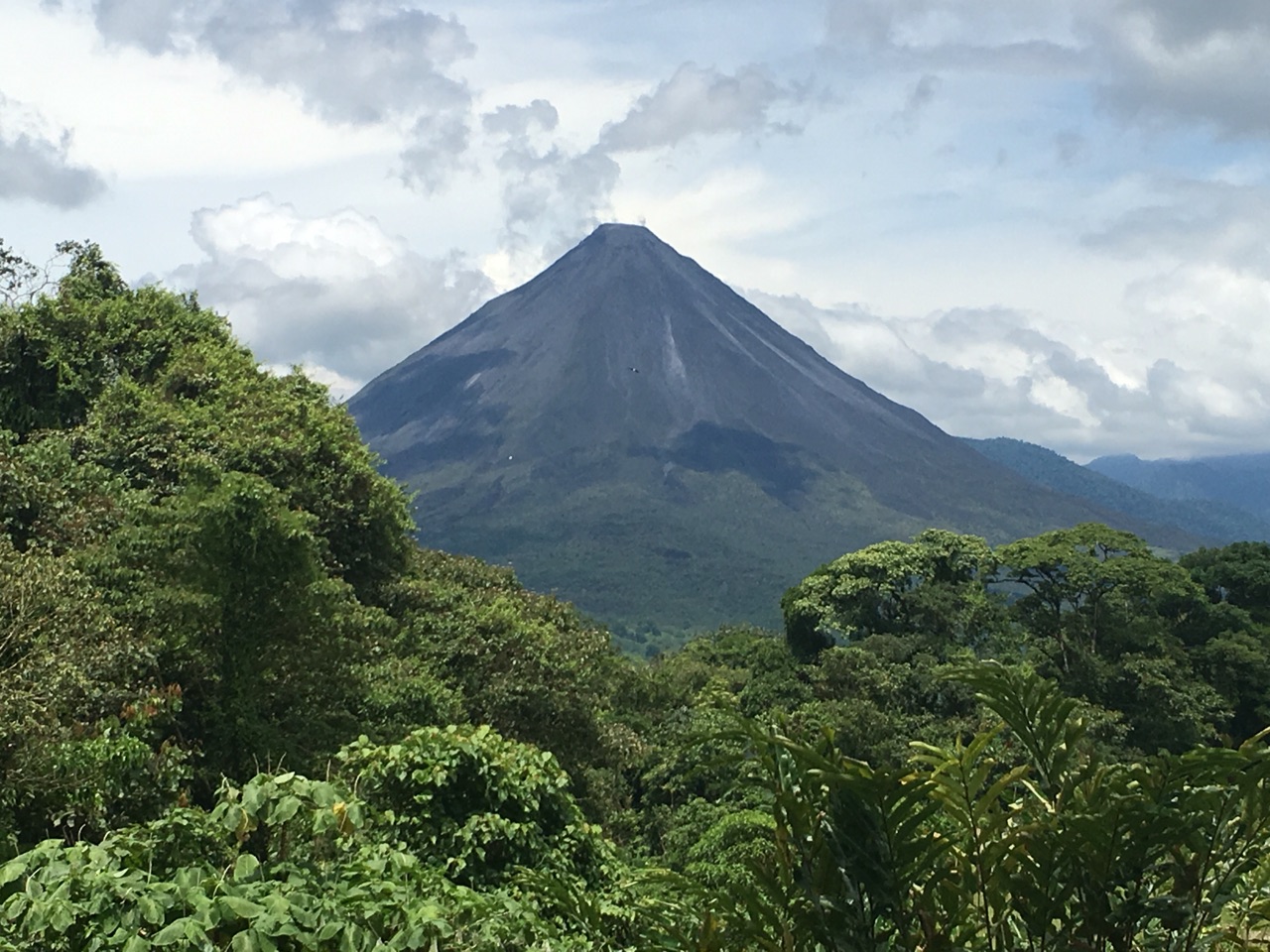 Mount Avenal Volcano from our room