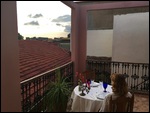 Dinner On Our Balcony