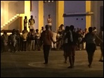 Salsa Dancers in the Town Square