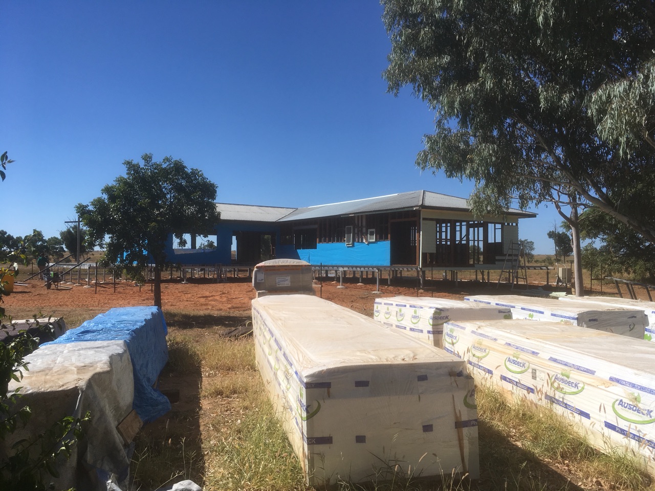 The New House Under Construction
