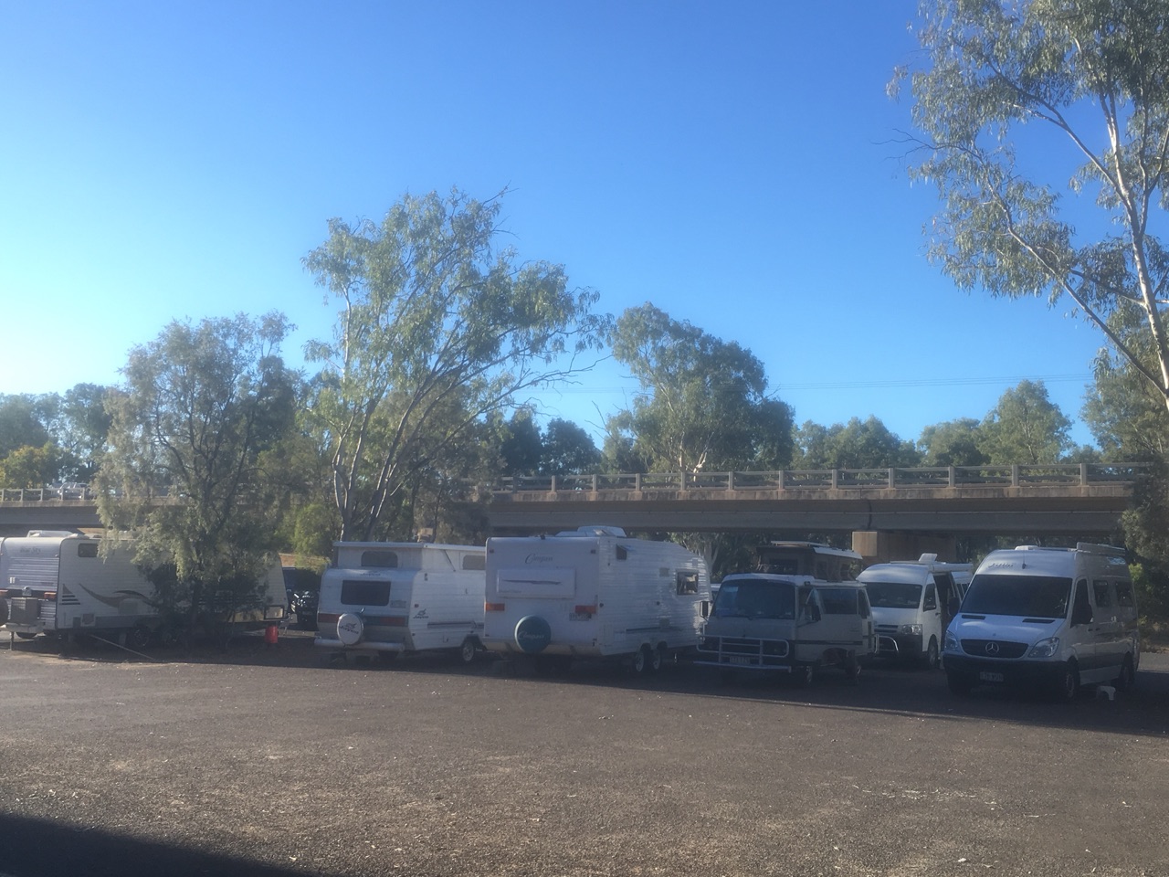 Free camping spot in Emerald