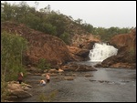 Upper pools at Edith Falls