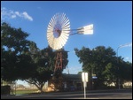 Original town water windmill