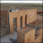 The Big House being built