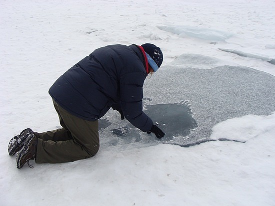 Looking Through The Ice
