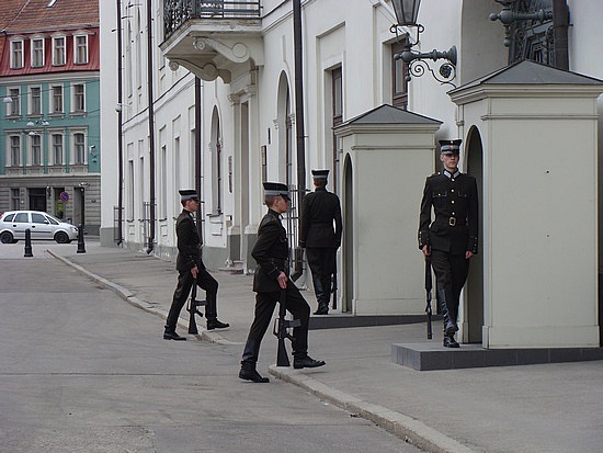 Changing of the Guard at the Barracks