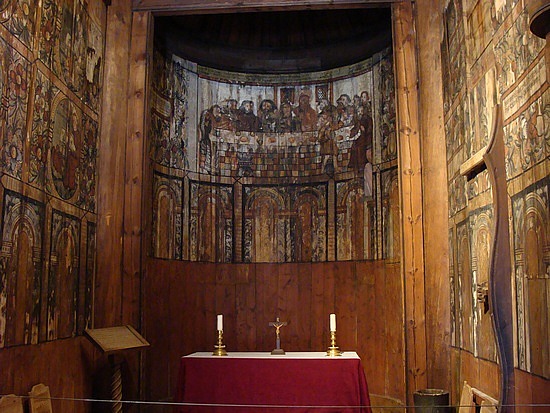 Inside The Stave Church