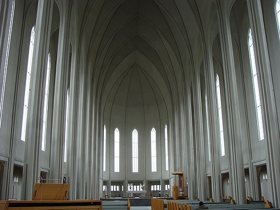 Inside Hallgrimskirkja