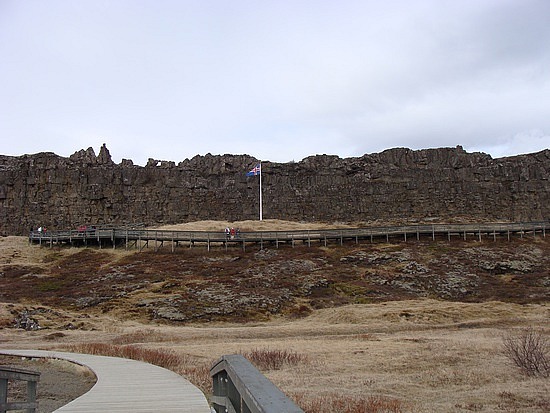 Law Rock At Thingvellir