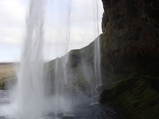 Behind Seljalandsfoss