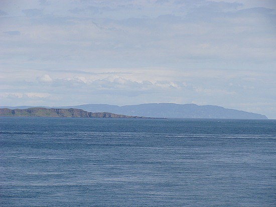 Mull Of Kintyre (in the backgound)