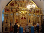Inside Uspensky Cathedral