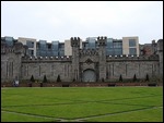 Dublin Castle Gardens And Horse Stables