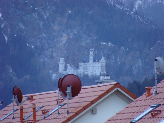 The view from our hostel