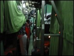 Second class train sleeper carriage