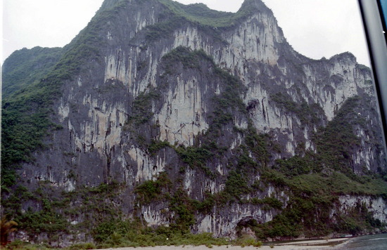 Painted Cliffs - Li River