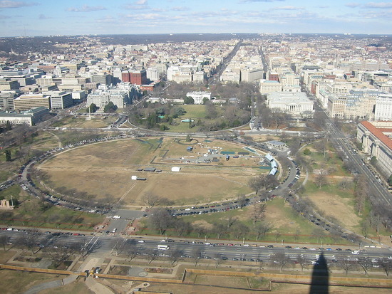 The White House from the Washington Monument