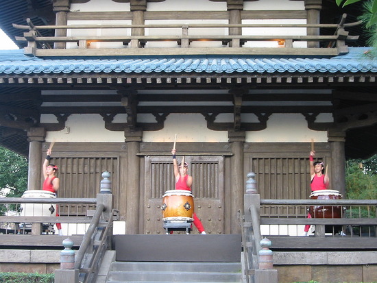 Japanese drummers at Epcot