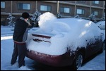 It snowed overnight