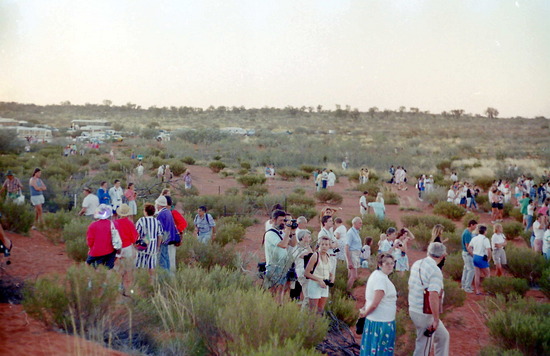 Sunset at Ayers Rock