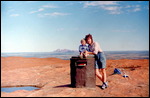 The top of Ayers Rock