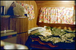 Inside our van