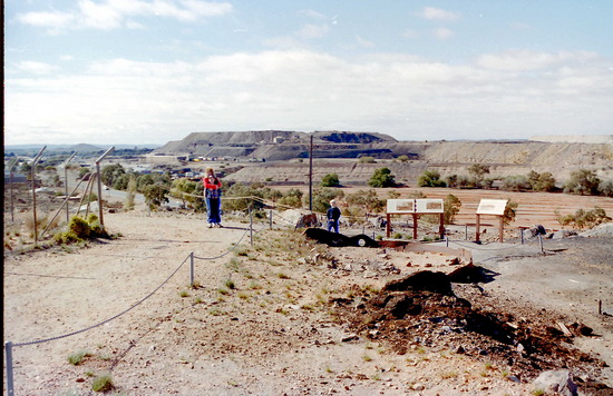 Lookout over the mine
