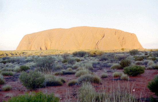 Sunset over Ayers Rock