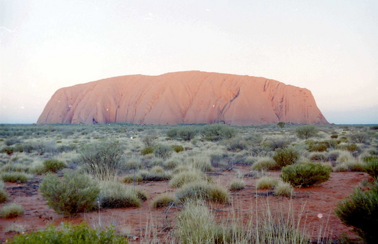 Sunset over Ayers Rock