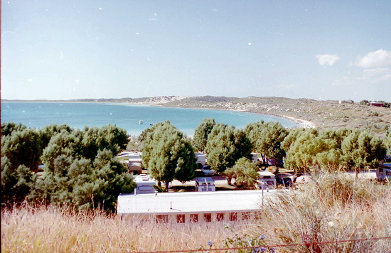 Coral Bay and the caravan park