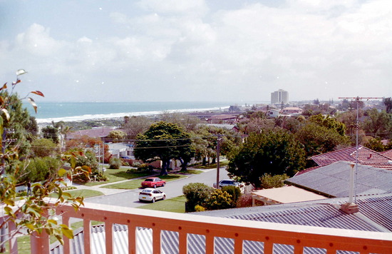The view of the Indian Ocean